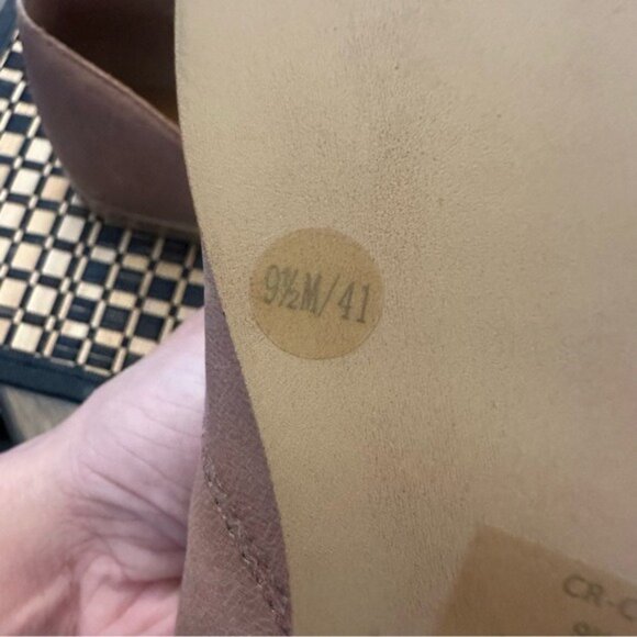 Cynthia Rowley Cosinn Brown Leather Open-Toe Flats Size 9.5 NWOT Women’s - Picture 11 of 12